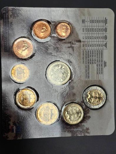 Euro coin set Slovakia 2010
