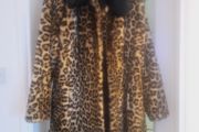 Savida Leopard Print Coat - Size 14