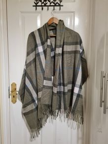 Large 50% cashmere scarf wrap