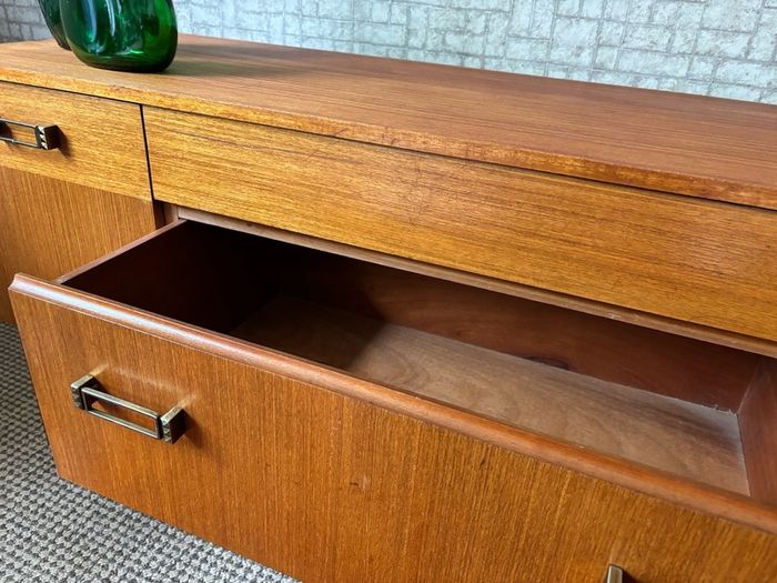 Vintage Retro Mid Century Teak Compact Sideboard