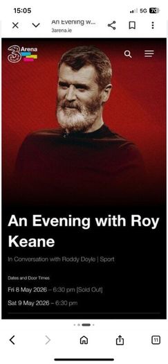 Roy Keane in conversation