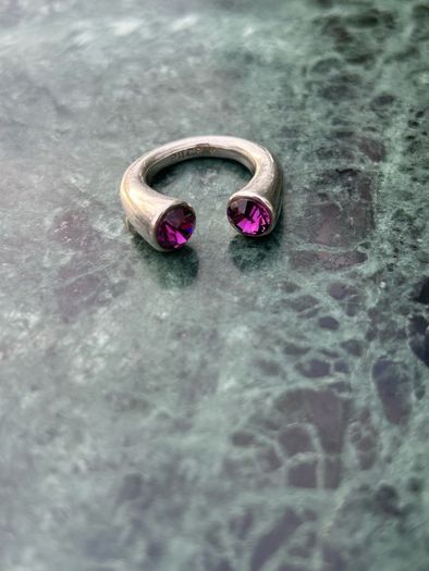 Amethyst pilgrim ring