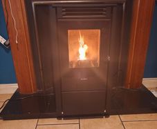 Eclofire kiva wood pellet stove