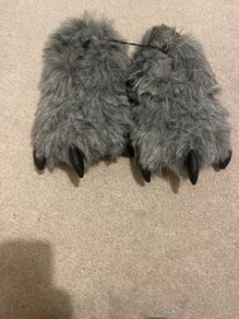 Werewolf/bear/monster claw slippers size 12-13