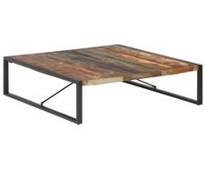 Coffee Table 140x140x40 cm Solid Reclaimed Wood