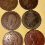 Vintage Great Britain Pre Decimal Penny Coins 1916 to 1967 Image 2