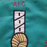 Soccer Fans Wayside Celtic A.f.c Golden Ball Kilternan  This Is A Large Vintage Wayside Soccer Football Embroidered Pennant Image 5