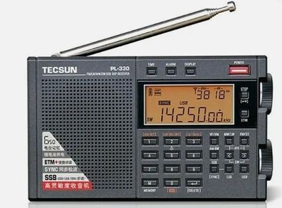 Tecsun PL-330 FM/MW/SW/LW SSB DSP Full-Band Radio Multi-functional Portable Radio New