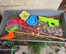 Free Sand Pit with Toys