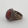 Ancient Brass Handmade With  Eyes Agate Gemstone Ring Image 3