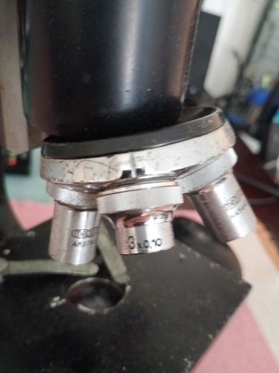 vintage microscope