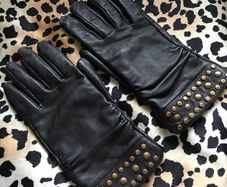 Chocolate Brown Leather Gloves