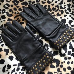 Chocolate Brown Leather Gloves