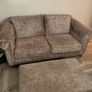 two seater sofa and matching ottoman Image 2