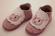 Superfit Girl's Slippers Kombi Wollfilz Happy size 25