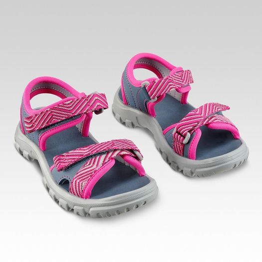 Sandals/Childs Hiking Sandels .. Grey and Pink .. Size: 3UK