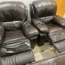 leather sofa with recliners 3+1+1 Image 4