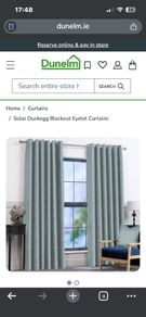 Aura Blackout Curtains in Duck Egg