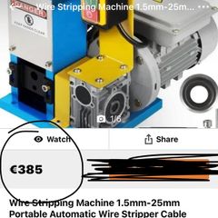 220v Wire Stripping Machine Automatic Cable Stripper Metal Recycle 1.5-25mm