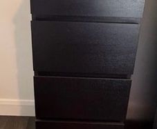 ikea chest of drawers black
