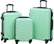 Hardcase Trolley Set 3 pcs Mint ABS
