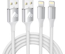 iPhone Charger Cable 3M 2Pack, MFi Certified Lightning Cable Fast iPhone Charging Cable Nylon iPhone Cable USB iPhone Charger Lead for iPhone 14 13 12 11 Pro Max XS XR X 8 7 6 Plus 5 SE,iPad