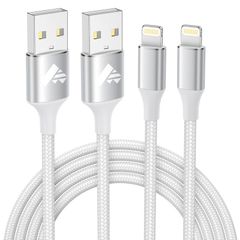 iPhone Charger Cable 3M 2Pack, MFi Certified Lightning Cable Fast iPhone Charging Cable Nylon iPhone Cable USB iPhone Charger Lead for iPhone 14 13 12 11 Pro Max XS XR X 8 7 6 Plus 5 SE,iPad