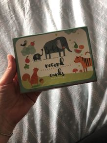 Baby milestone cards
