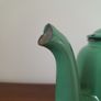 Vintage Duck Egg Green Enamel Tea Pot Image 7