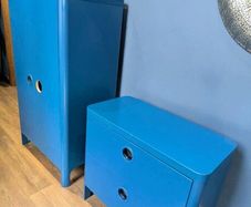 Kids Blue wardrobe and drawers