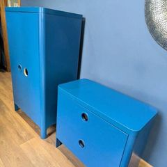 Kids Blue wardrobe and drawers
