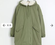 River Island Fur Lined Coat