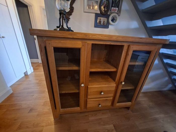 Solid Oak cabinet