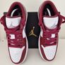 Nike Air Jordan 1 Low - White Bordeaux Image 2