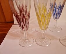 Vintage Mid Century VMC Reims "lHarlequin Champagne