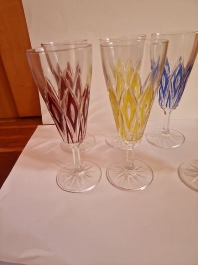 Vintage Mid Century VMC Reims "lHarlequin Champagne