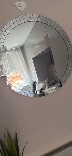 mirror and glass Chester drawers