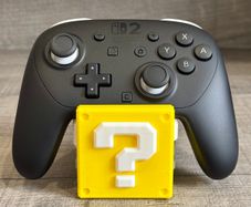 Question Block Controller Stand  Gaming Desk Holder controller