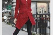 BNWT Stunning Wine Red Coat size 18