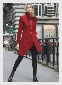 BNWT Stunning Wine Red Coat size 18