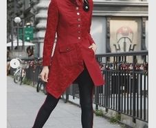 BNWT Stunning Wine Red Coat size 18