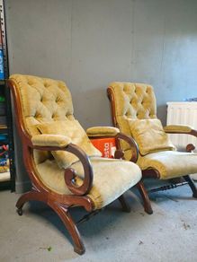 Antique mahogany chairs