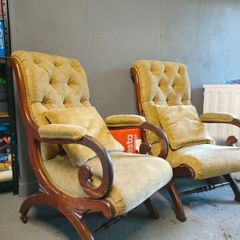 Antique mahogany chairs