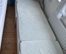 IKEA kid wood bed adjustable with mattress
