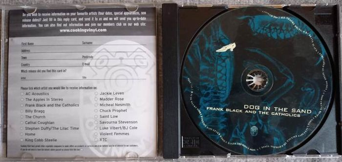 Frank Black And The Catholics - Dog In The Sand CD (2000) Reissue EX+