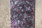 broken flowers work #4 original abstract painting 40x50cm