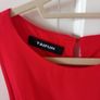Red Pleated Maxi size 8 Taifun really 8 to 10 Image 3