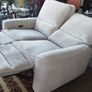2 Seater Electric Recliner Sofa Cream Fabric 1 Year Old Excellent Condition Image 5