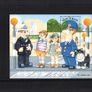 1994 Isle of Man Postman Pat Says "Mind how you go!" Miniature Sheet Commemorative Stamp Presentation Pack Image 3