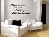 House Built Bricks Beams Wall Decal Sticker